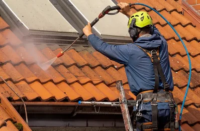 Démoussage et hydrofuge de toiture à Bambecque